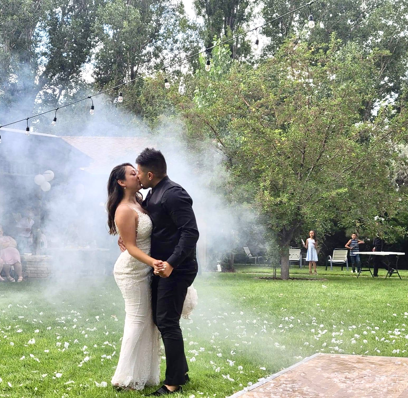 Utah wedding reception photo featuring DJ Blator entertainment