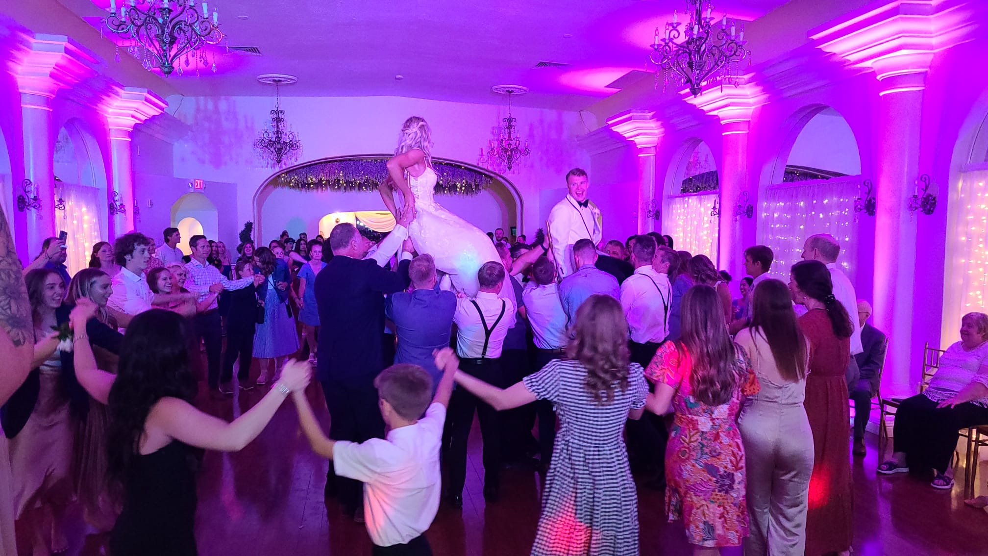 Utah wedding reception photo featuring DJ Blator entertainment