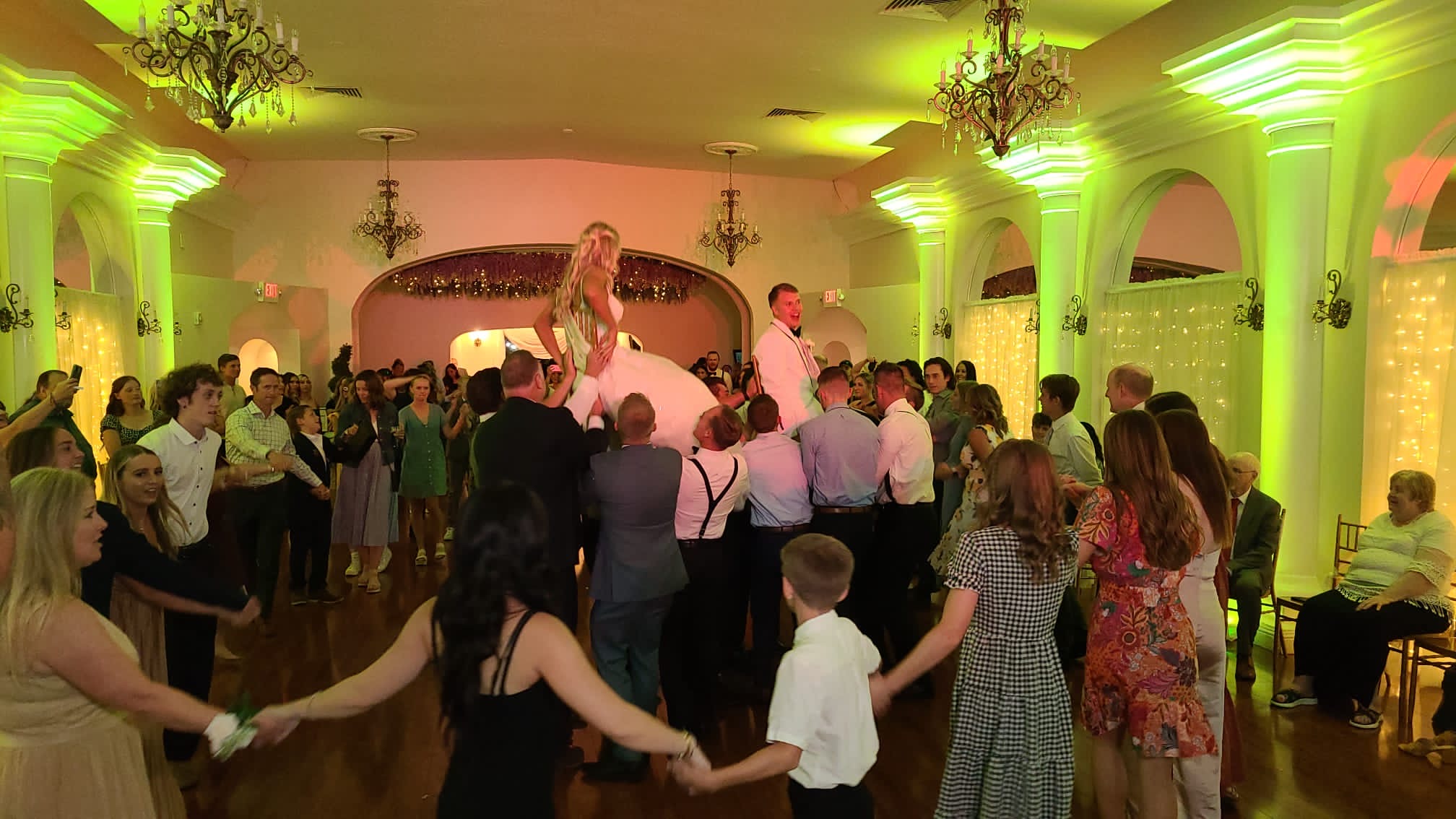 Utah wedding reception photo featuring DJ Blator entertainment