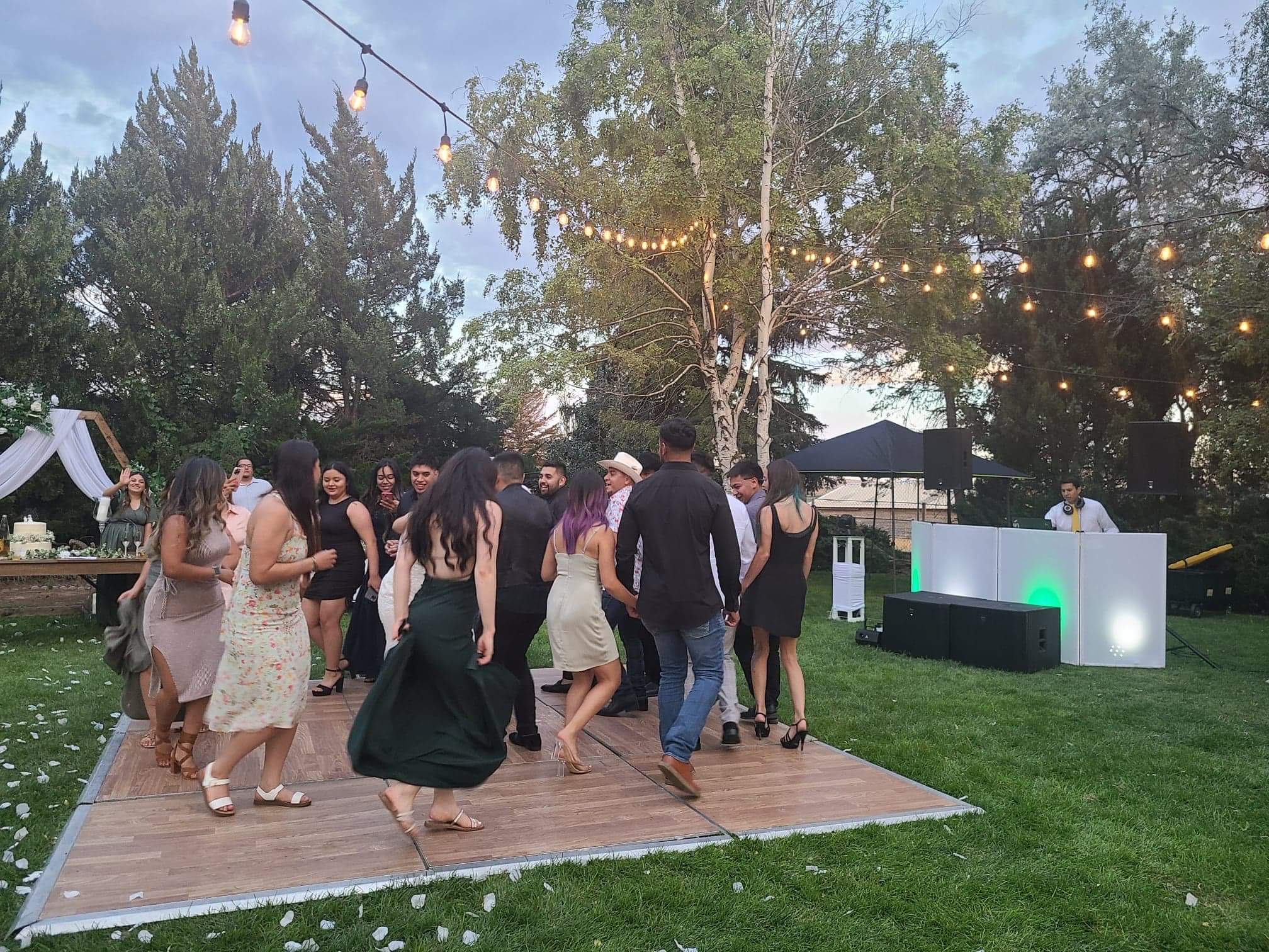 Utah wedding reception photo featuring DJ Blator entertainment