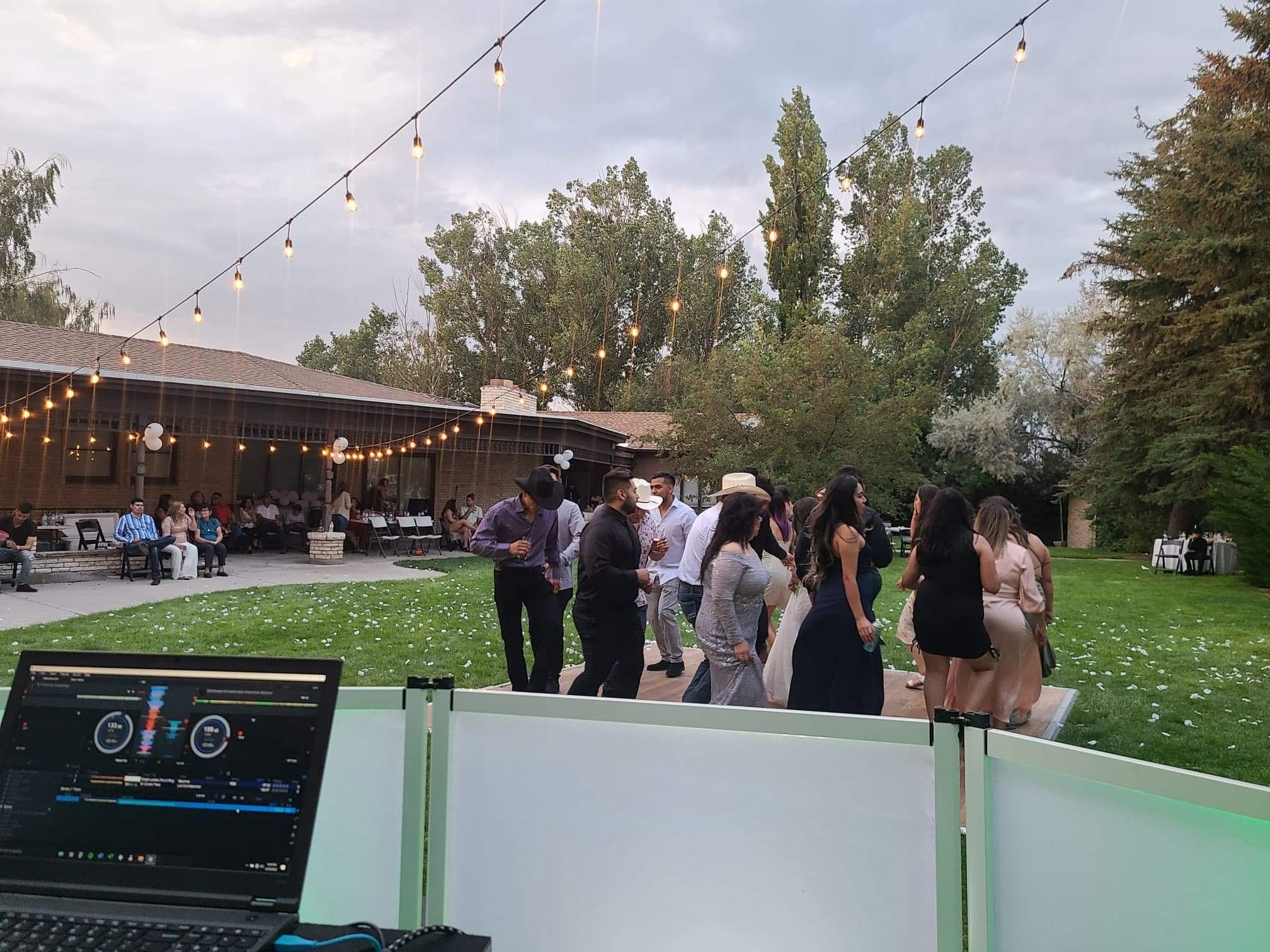 Utah wedding reception photo featuring DJ Blator entertainment