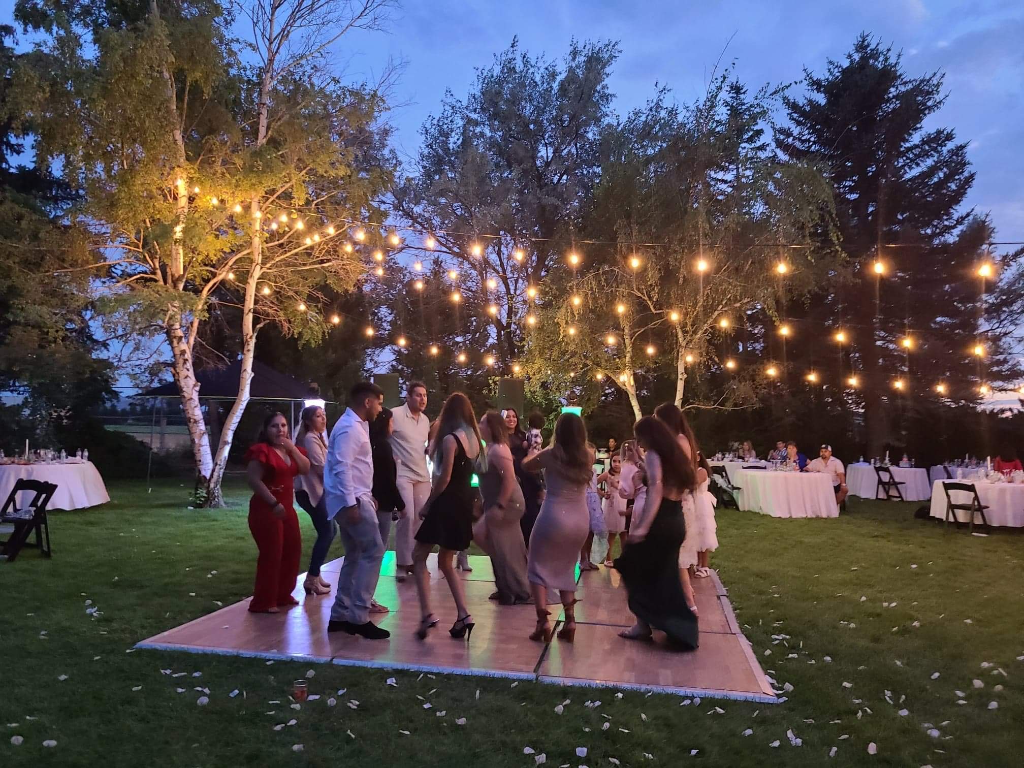 Utah wedding reception photo featuring DJ Blator entertainment