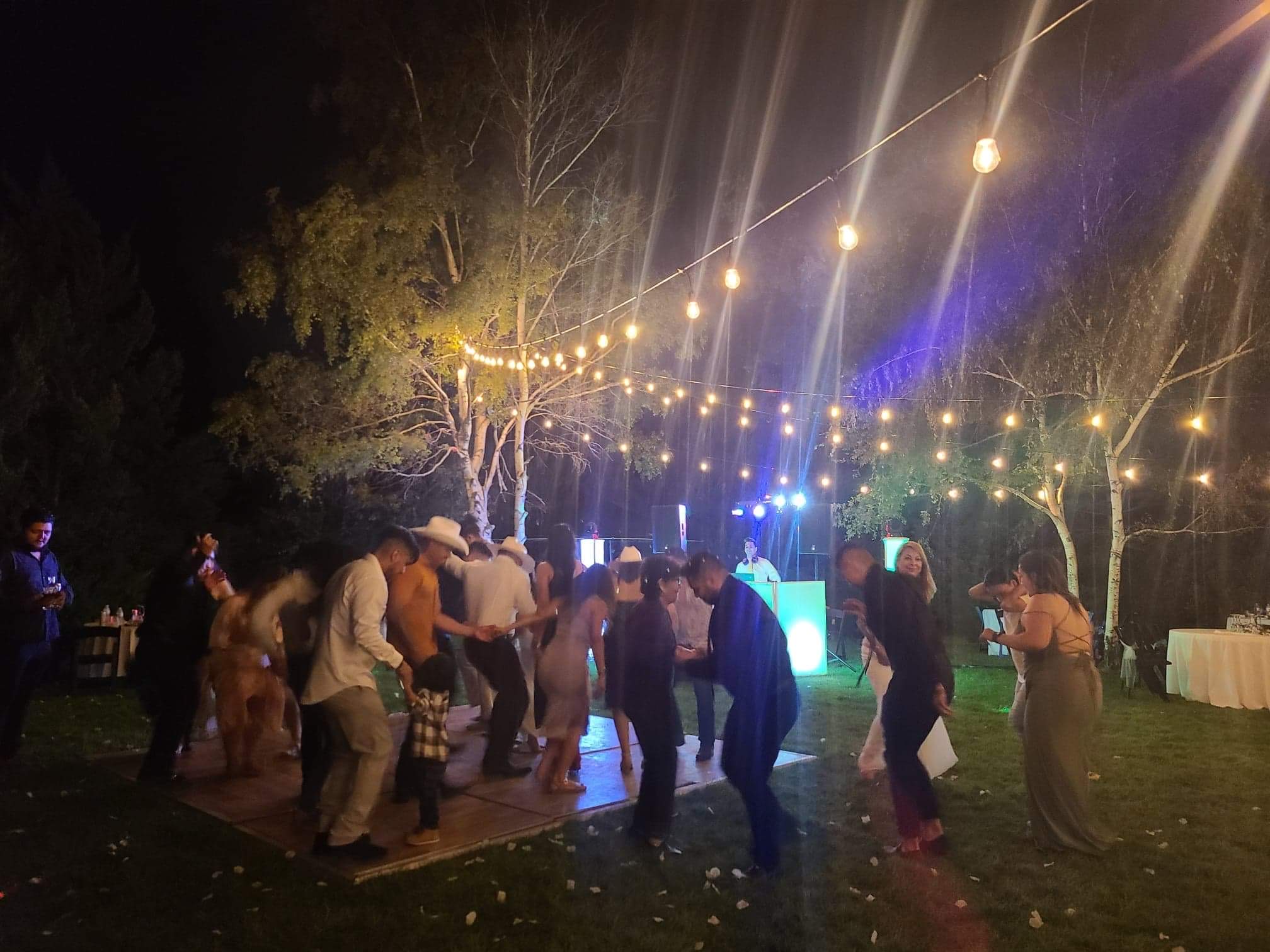 Utah wedding reception photo featuring DJ Blator entertainment