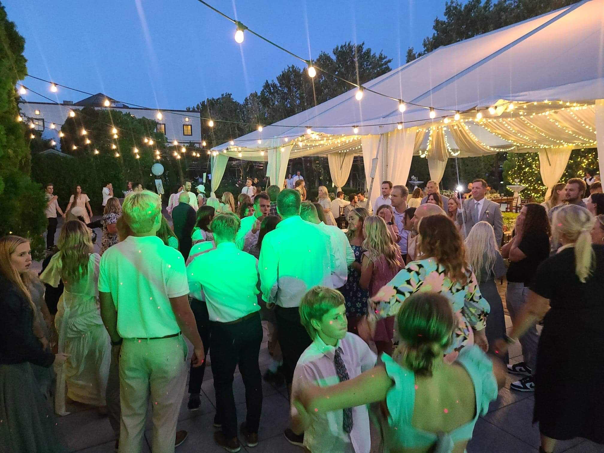 Utah wedding reception photo featuring DJ Blator entertainment