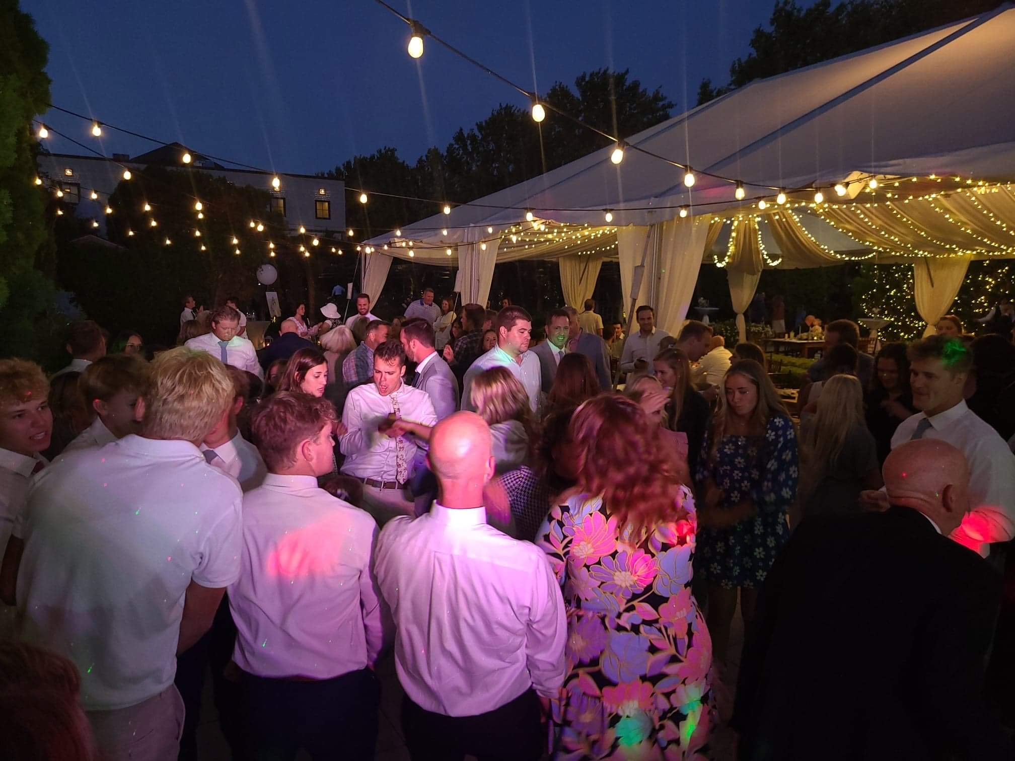 Utah wedding reception photo featuring DJ Blator entertainment
