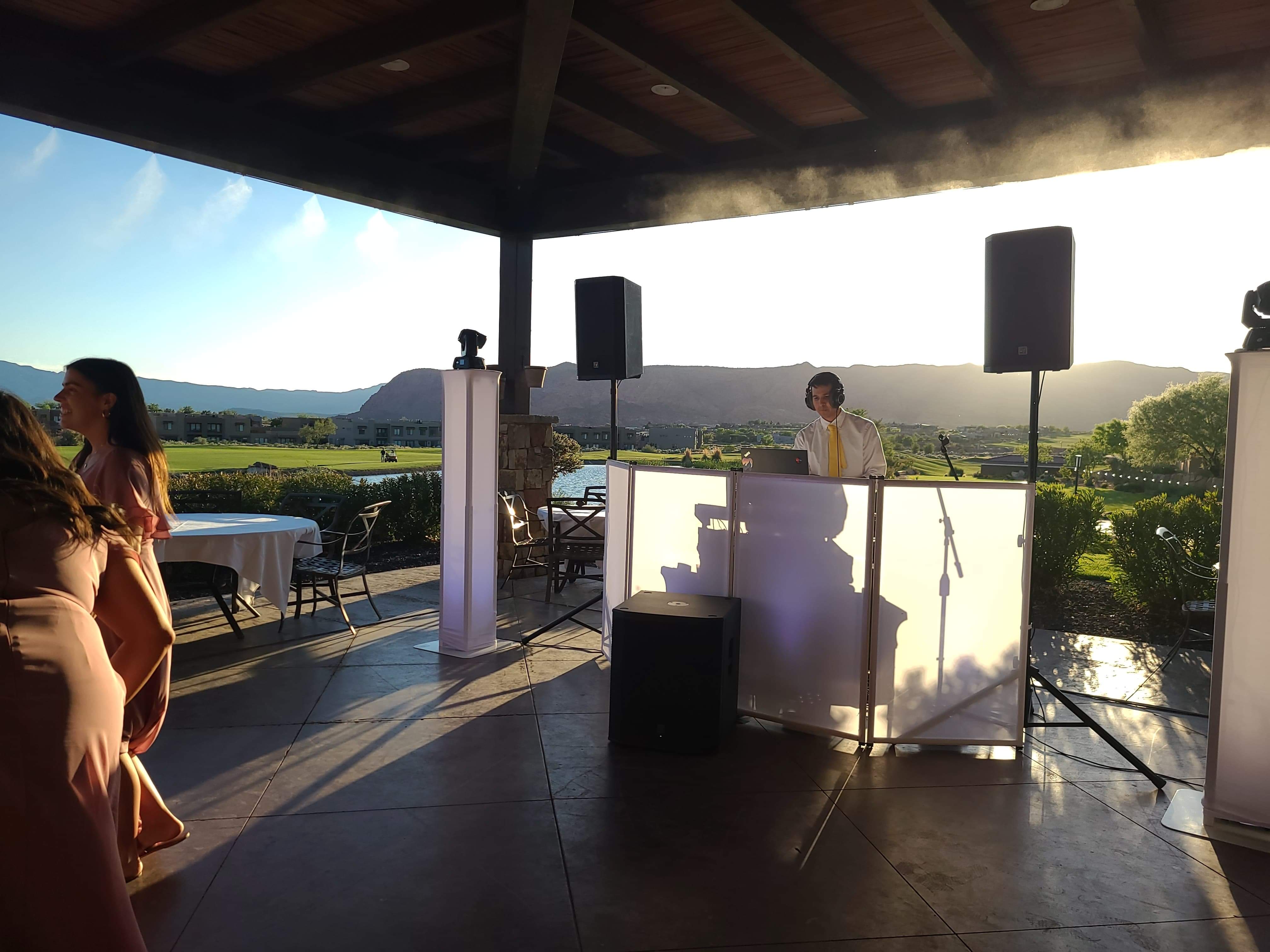Utah wedding reception photo featuring DJ Blator entertainment