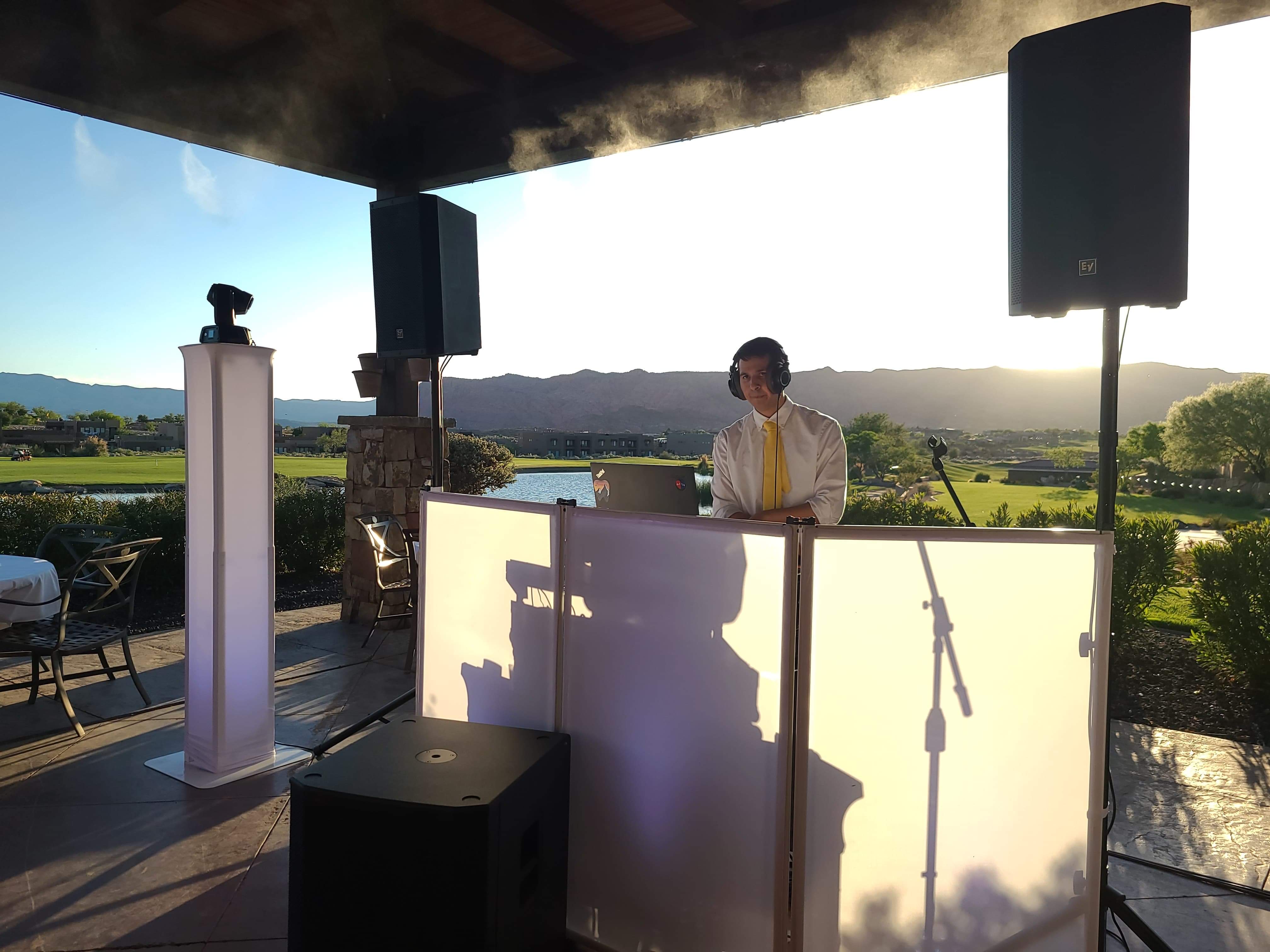 Utah wedding reception photo featuring DJ Blator entertainment