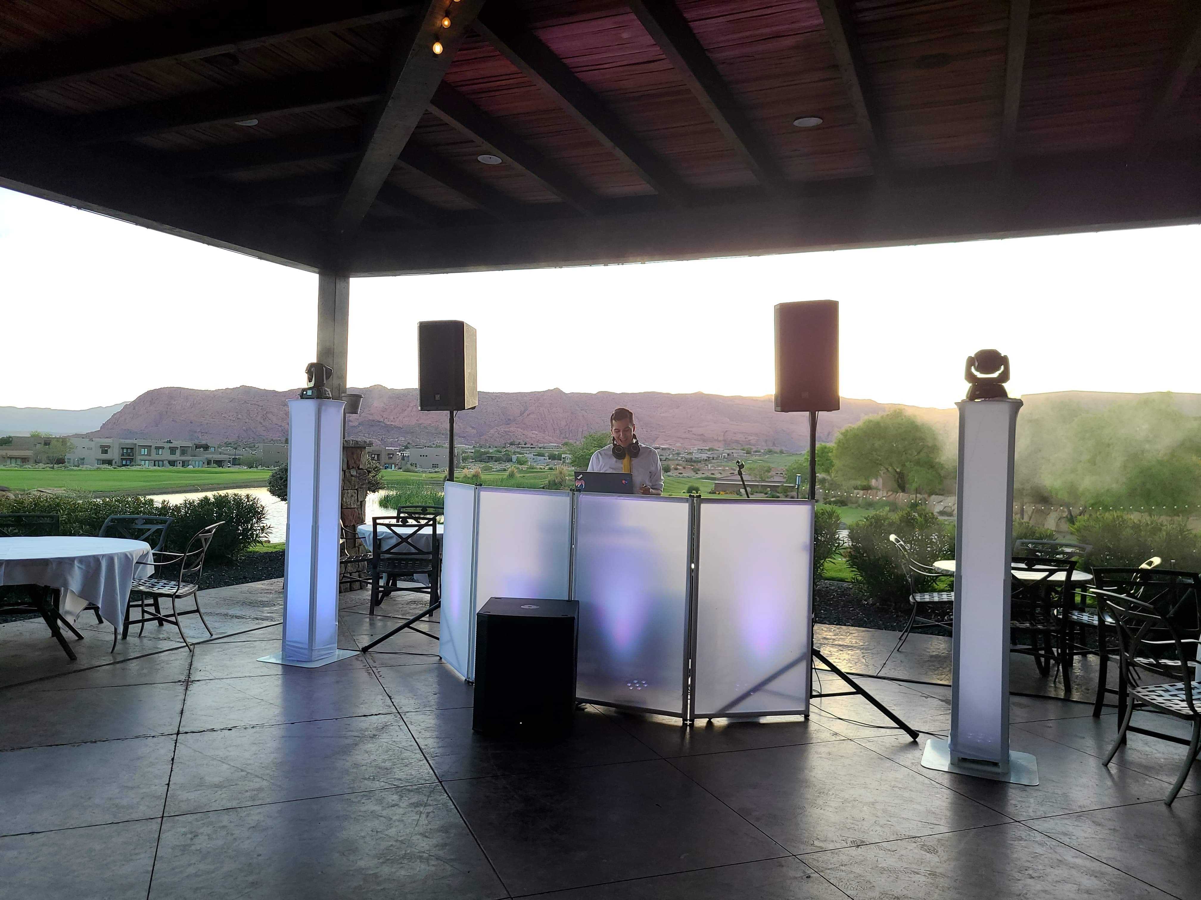 Utah wedding reception photo featuring DJ Blator entertainment