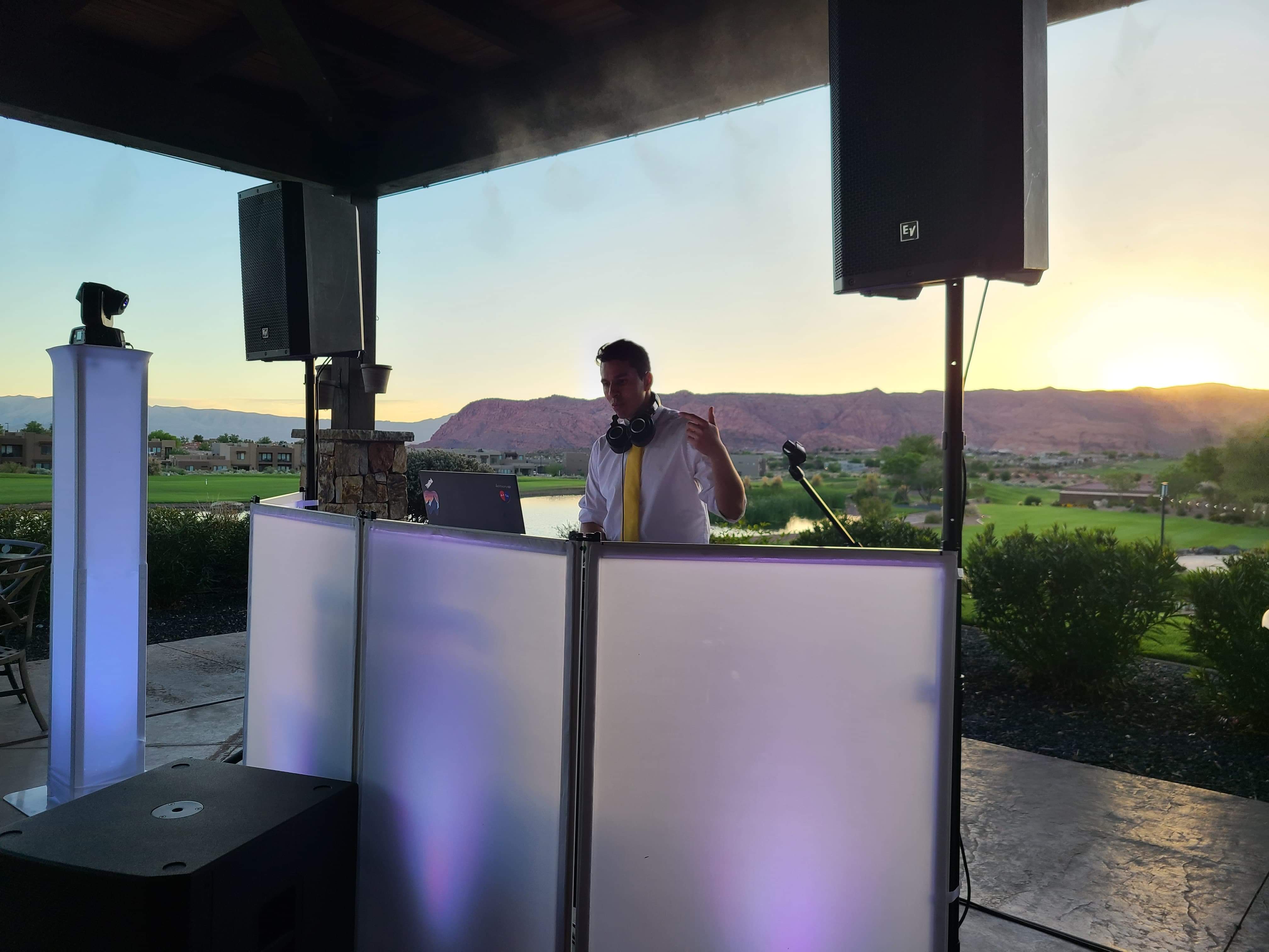 Utah wedding reception photo featuring DJ Blator entertainment