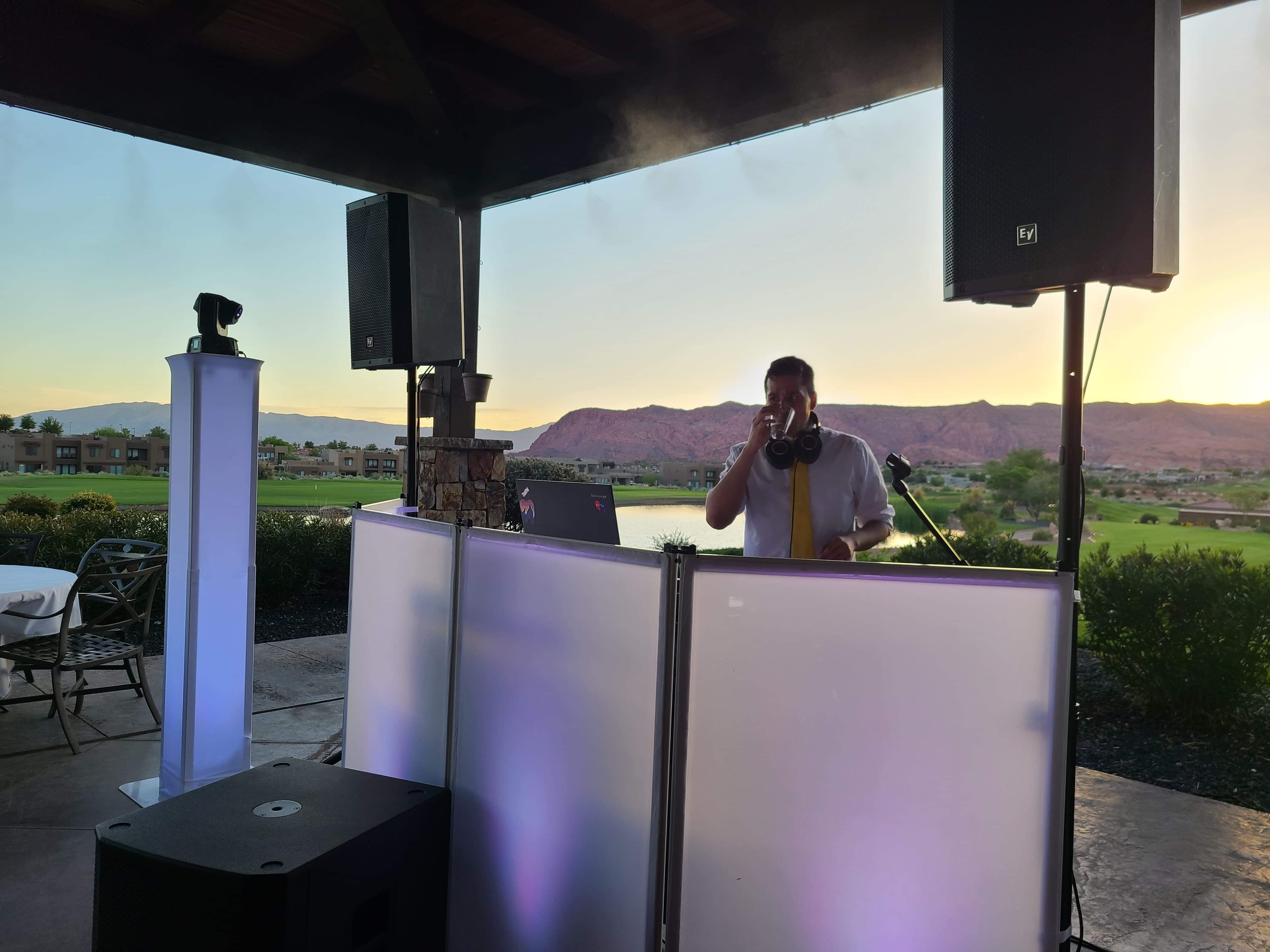 Utah wedding reception photo featuring DJ Blator entertainment
