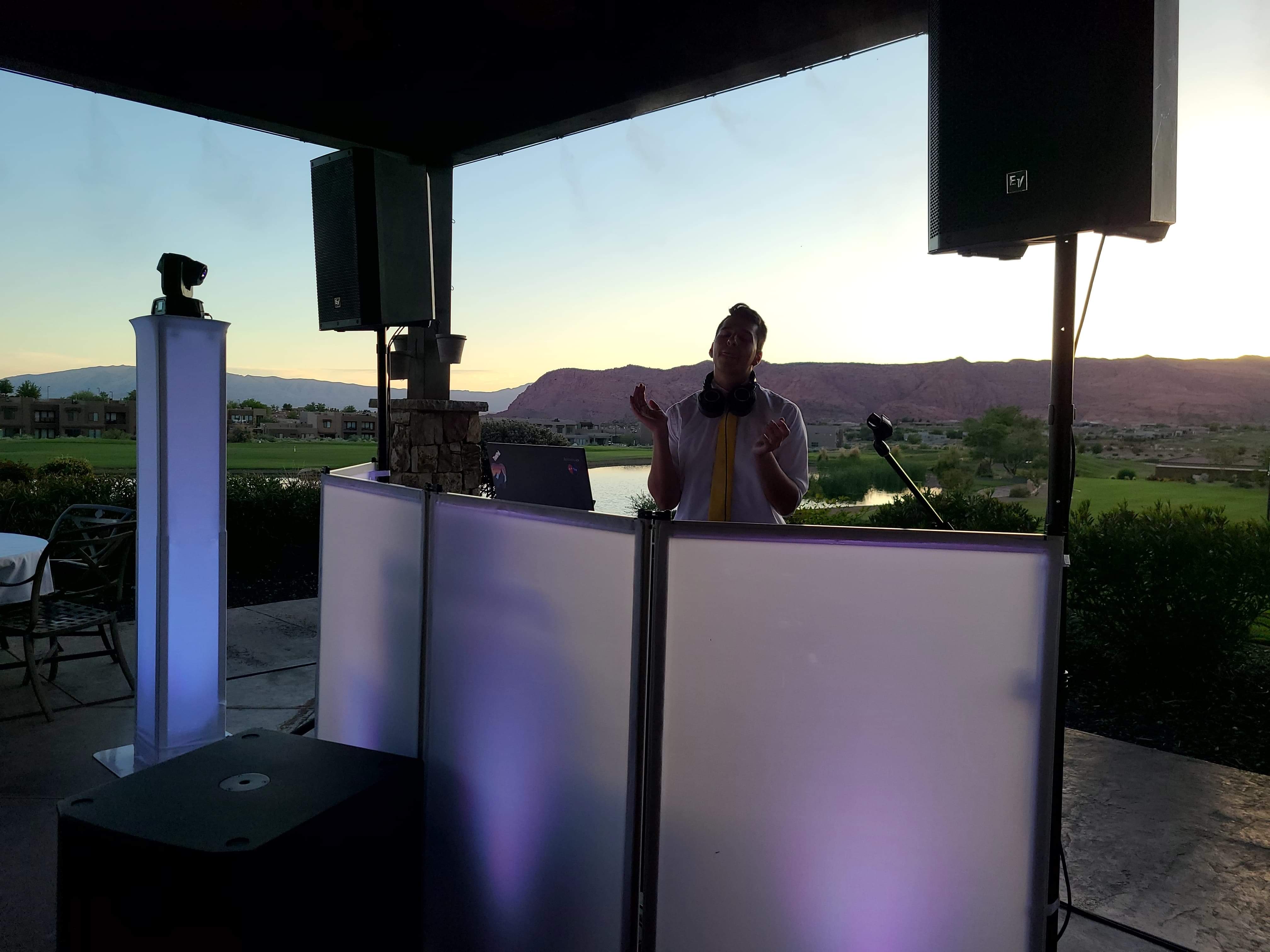 Utah wedding reception photo featuring DJ Blator entertainment