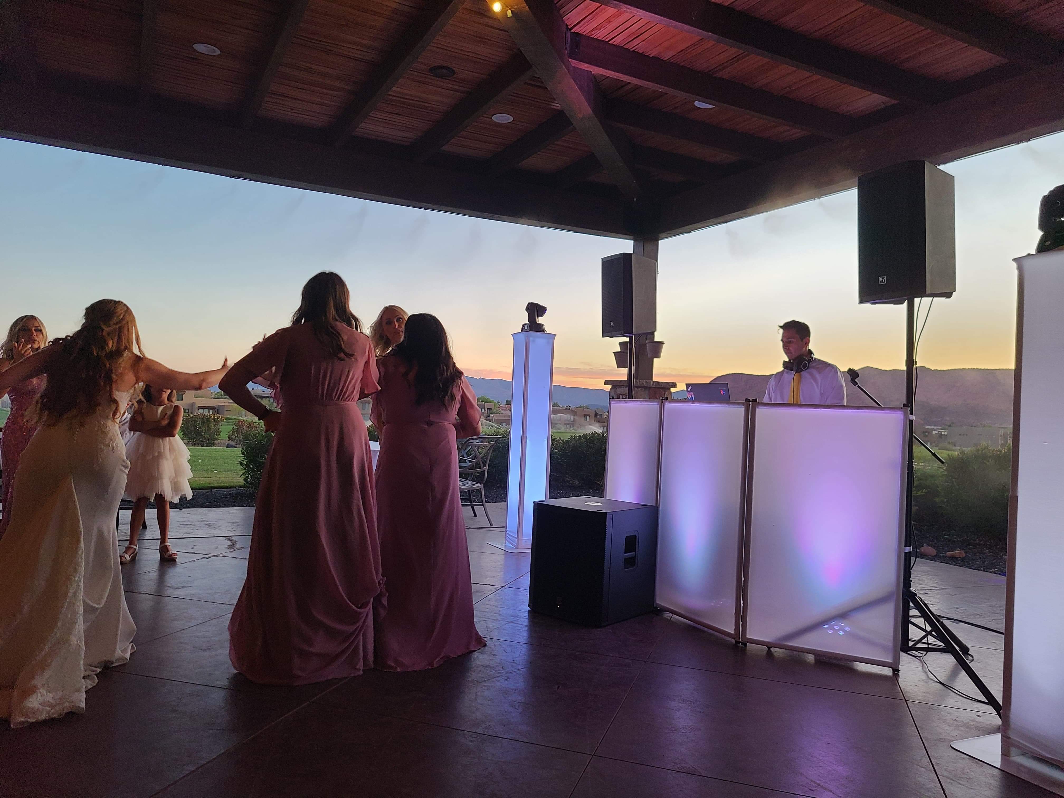Utah wedding reception photo featuring DJ Blator entertainment