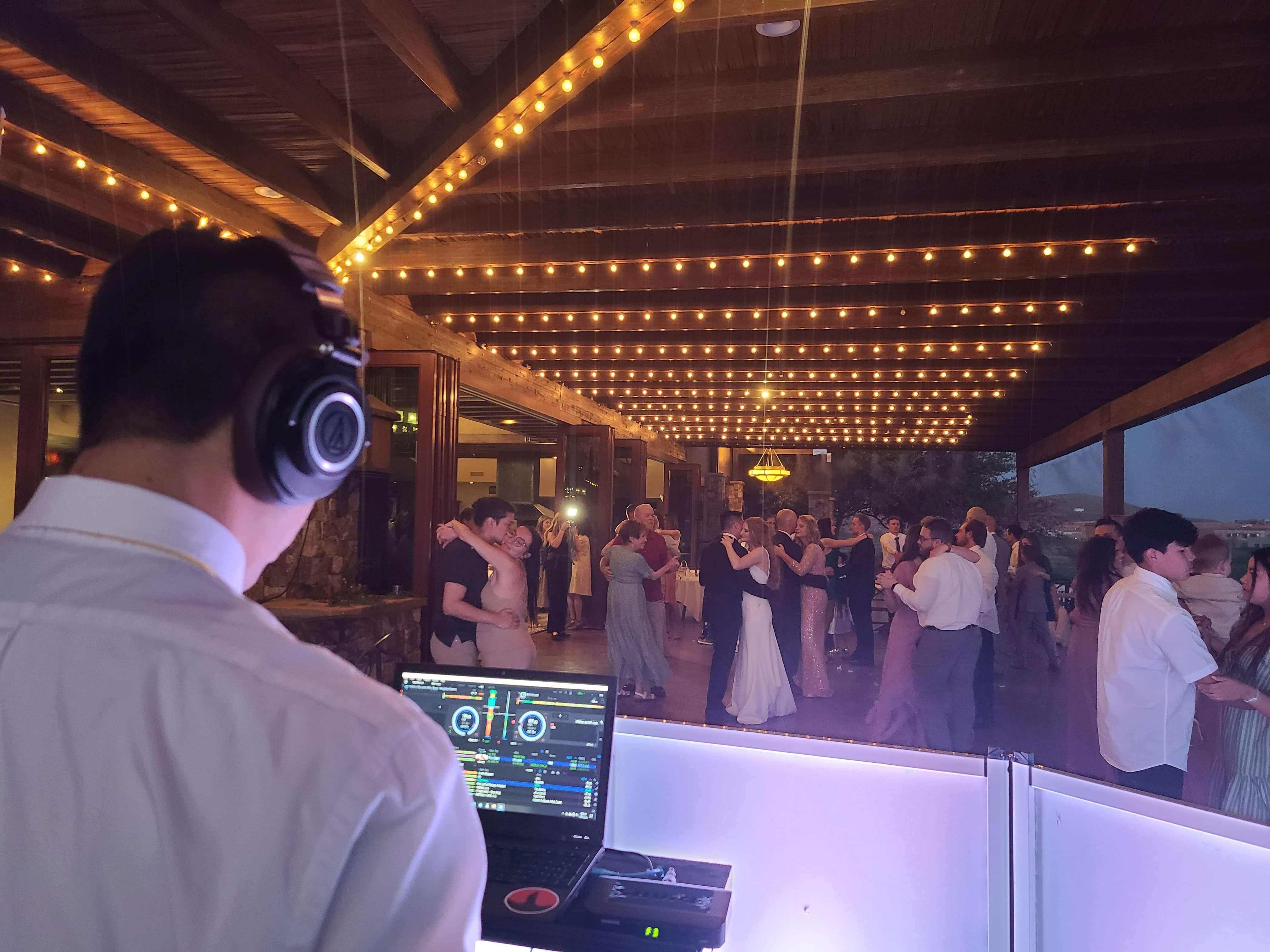 Utah wedding reception photo featuring DJ Blator entertainment