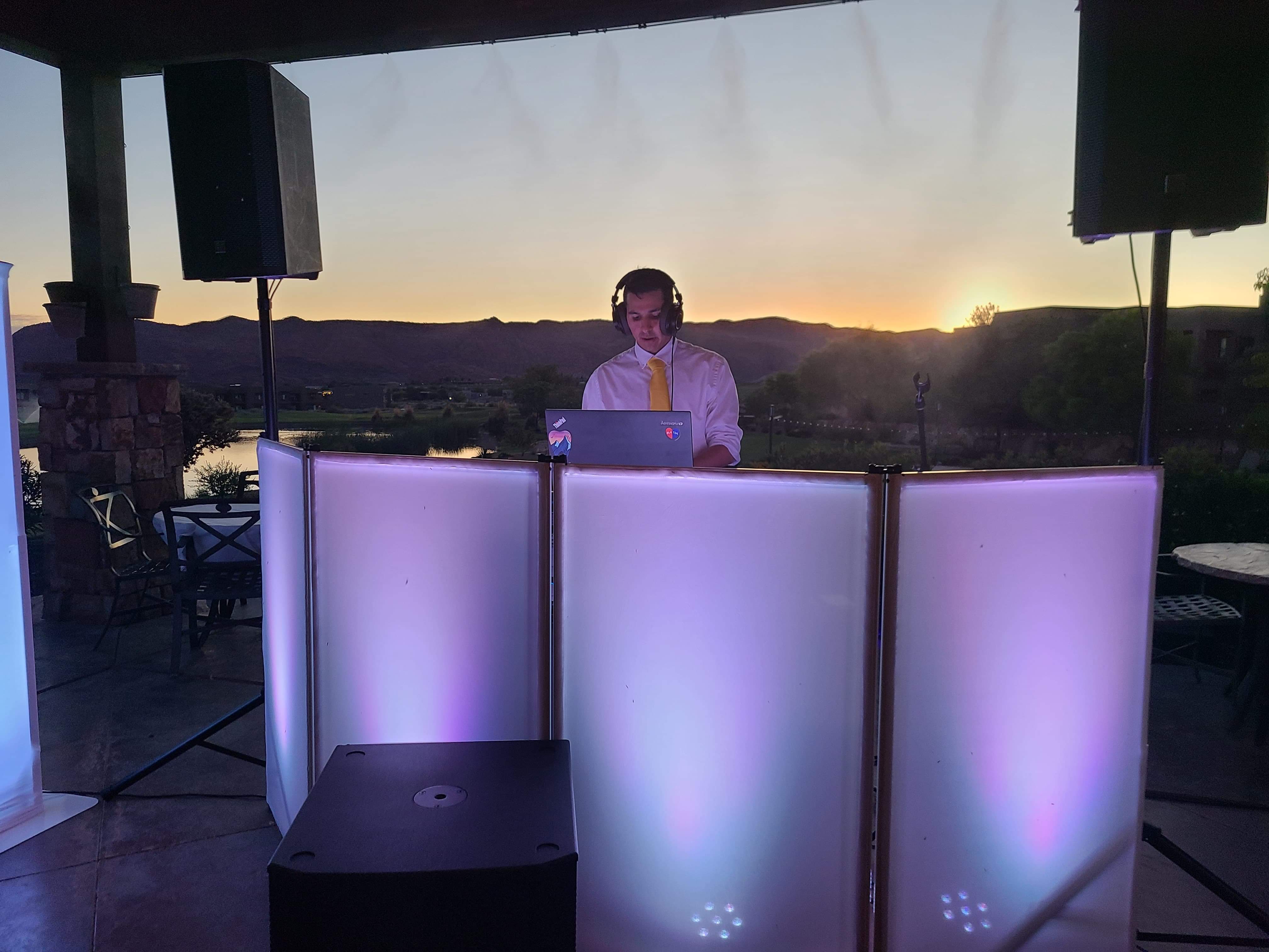 Utah wedding reception photo featuring DJ Blator entertainment