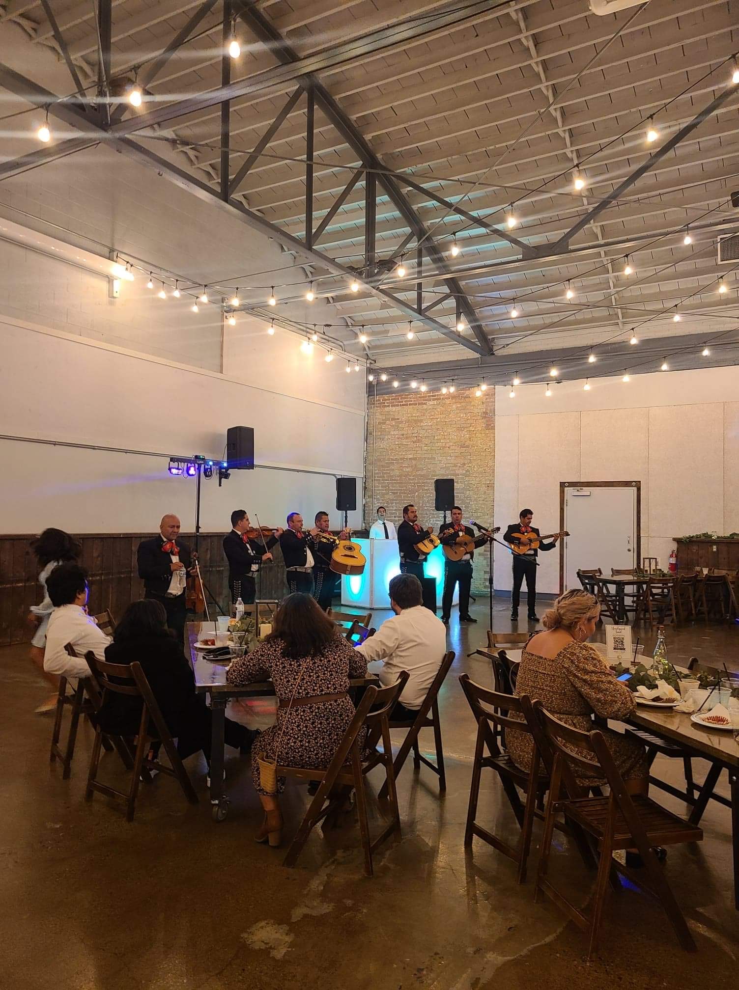 Wedding reception dance floor and ambient lighting by Blator Productions